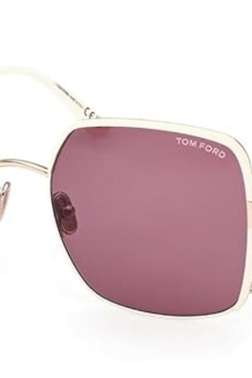 Tom Ford Sunglasses FT 1006 Raphaela 32Y Shiny Rose Gold, t Logo/Violet Lens, Shiny Rose Gold, “T” Logo / Violet Lenses, 60/18/135, Shiny Rose Gold, “T” Logo / Violet Lenses, 60/18/135