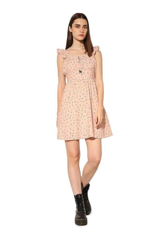 ONLY Women’s Cotton A-Line Mini Dress