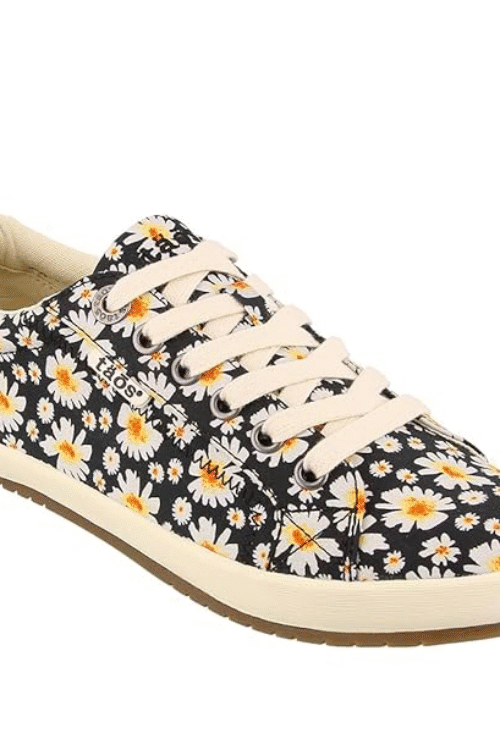 Taos Footwear Women’s Star Black Daisy Sneaker