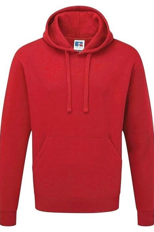 Mens Authentic Hooded Sweatshirt/Hoodie (2XL) (Classic Red)