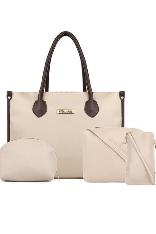 LEGAL BRIBE Textured Tote Bag Combo Of 4