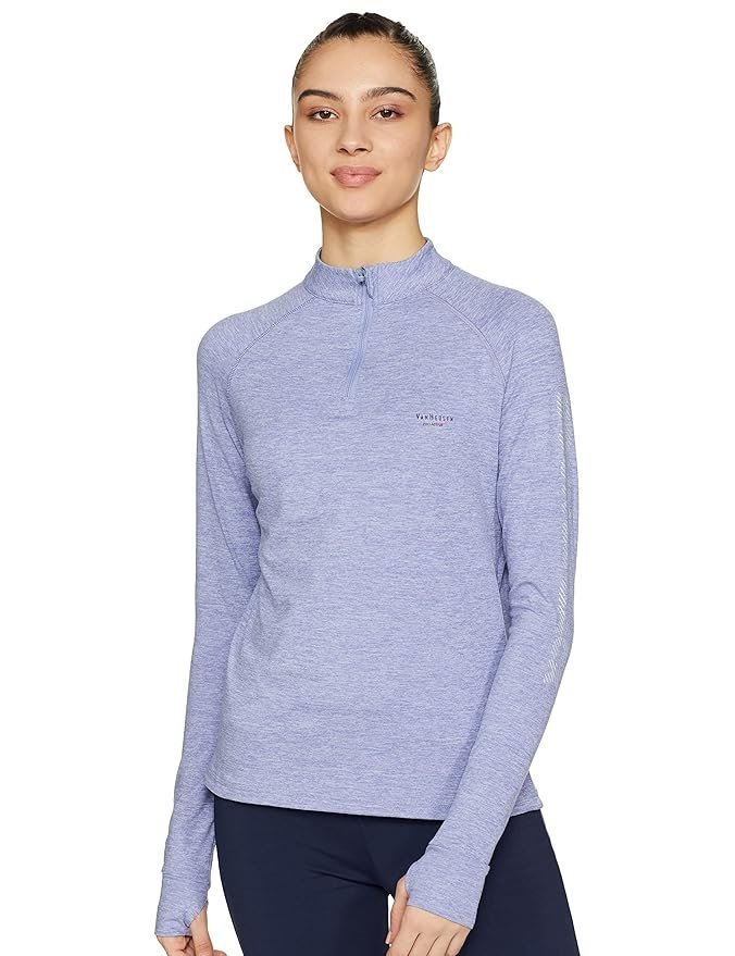 Van Heusen Women’s Polyester Regular Fit T-Shirt